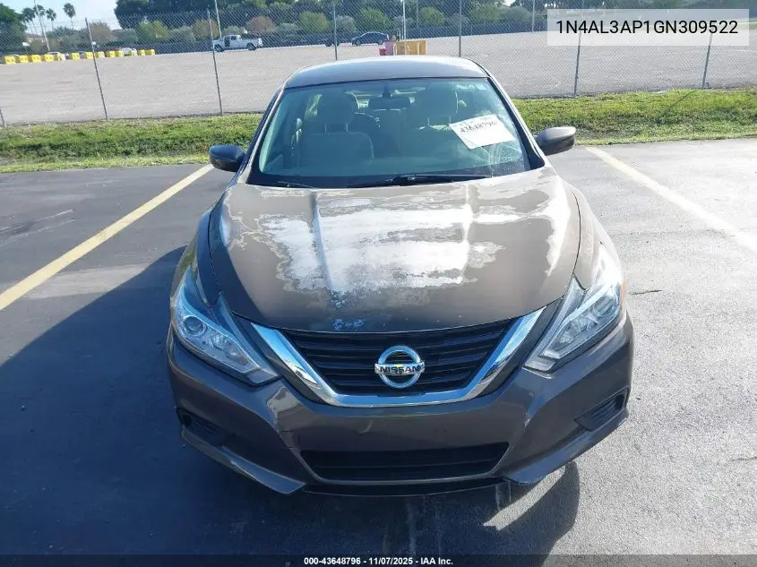 1N4AL3AP1GN309522 2016 Nissan Altima 2.5/2.5 S/2.5 Sl/2.5 Sr/2.5 Sv