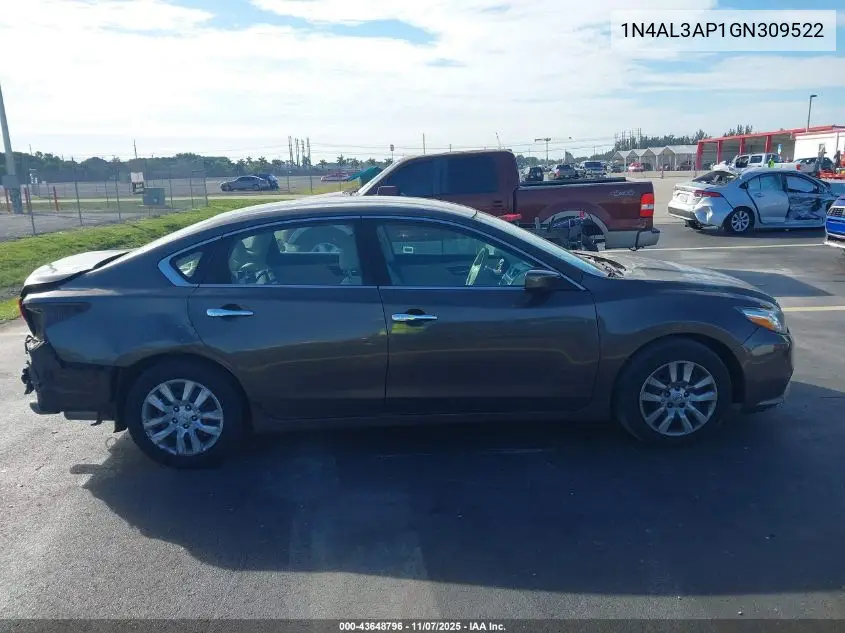 1N4AL3AP1GN309522 2016 Nissan Altima 2.5/2.5 S/2.5 Sl/2.5 Sr/2.5 Sv