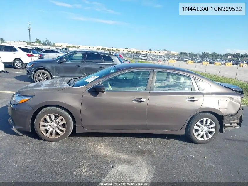 1N4AL3AP1GN309522 2016 Nissan Altima 2.5/2.5 S/2.5 Sl/2.5 Sr/2.5 Sv
