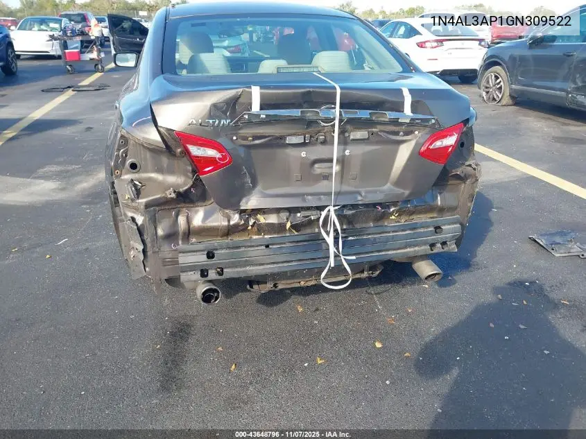 1N4AL3AP1GN309522 2016 Nissan Altima 2.5/2.5 S/2.5 Sl/2.5 Sr/2.5 Sv