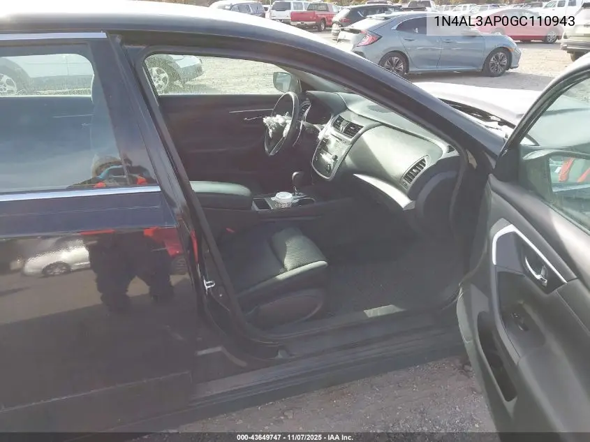 1N4AL3AP0GC110943 2016 Nissan Altima 2.5 Sr