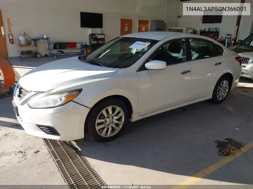 1N4AL3AP5GN366001 2016 Nissan Altima 2.5/2.5 S/2.5 Sl/2.5 Sr/2.5 Sv