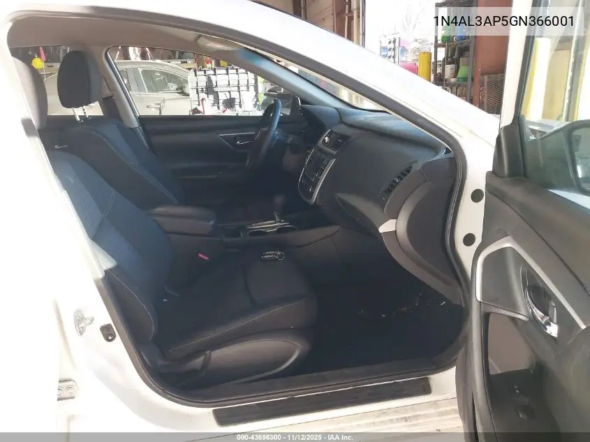 1N4AL3AP5GN366001 2016 Nissan Altima 2.5/2.5 S/2.5 Sl/2.5 Sr/2.5 Sv