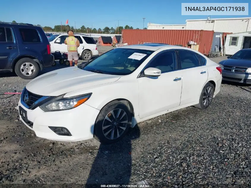 1N4AL3AP4GC171938 2016 Nissan Altima 2.5 Sl