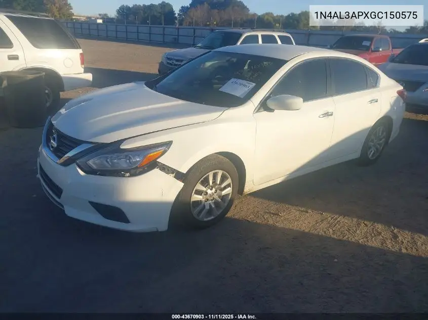 1N4AL3APXGC150575 2016 Nissan Altima 2.5/2.5 S/2.5 Sl/2.5 Sr/2.5 Sv