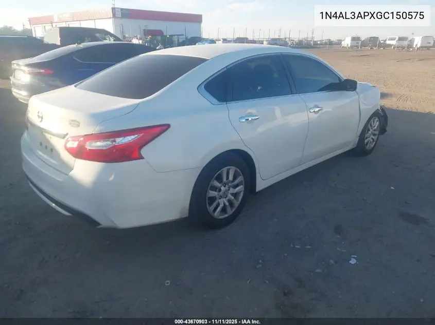 1N4AL3APXGC150575 2016 Nissan Altima 2.5/2.5 S/2.5 Sl/2.5 Sr/2.5 Sv