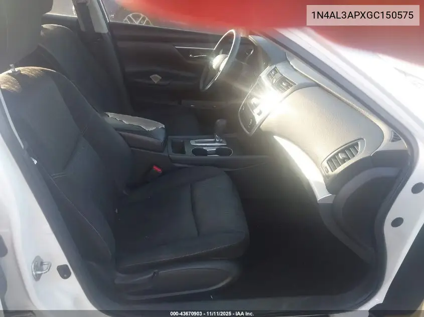 1N4AL3APXGC150575 2016 Nissan Altima 2.5/2.5 S/2.5 Sl/2.5 Sr/2.5 Sv