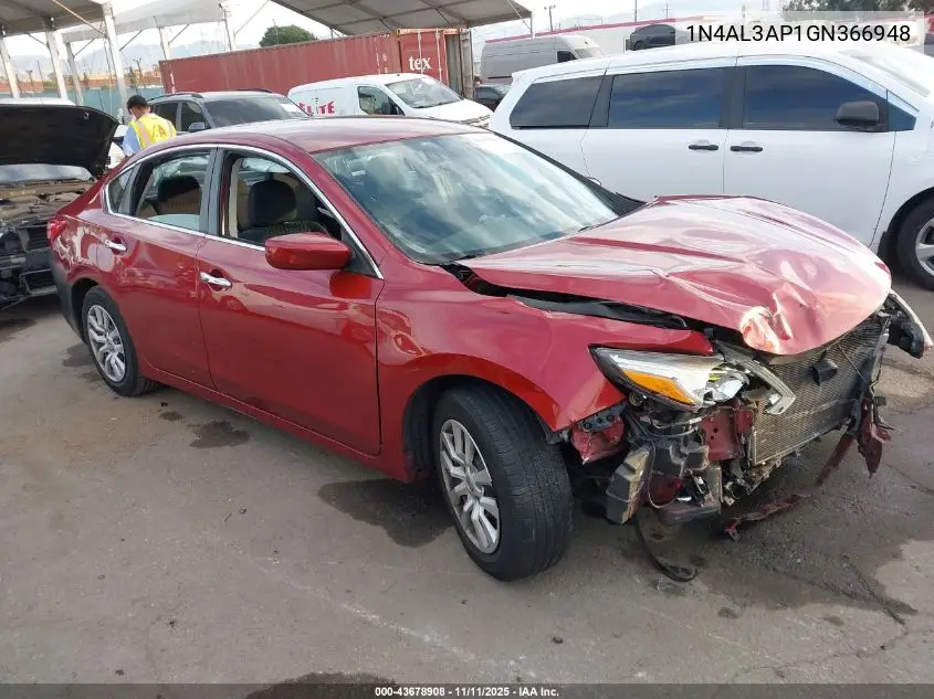1N4AL3AP1GN366948 2016 Nissan Altima 2.5 S
