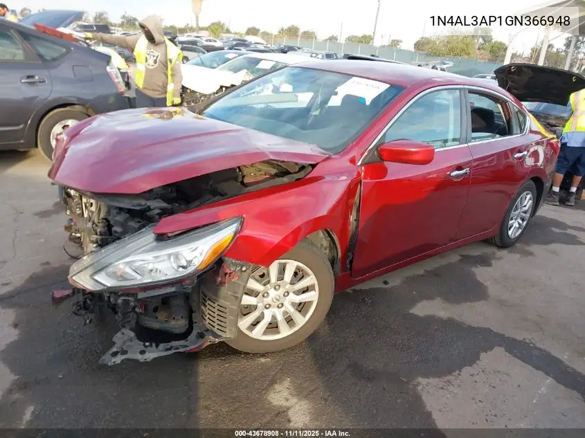 1N4AL3AP1GN366948 2016 Nissan Altima 2.5 S