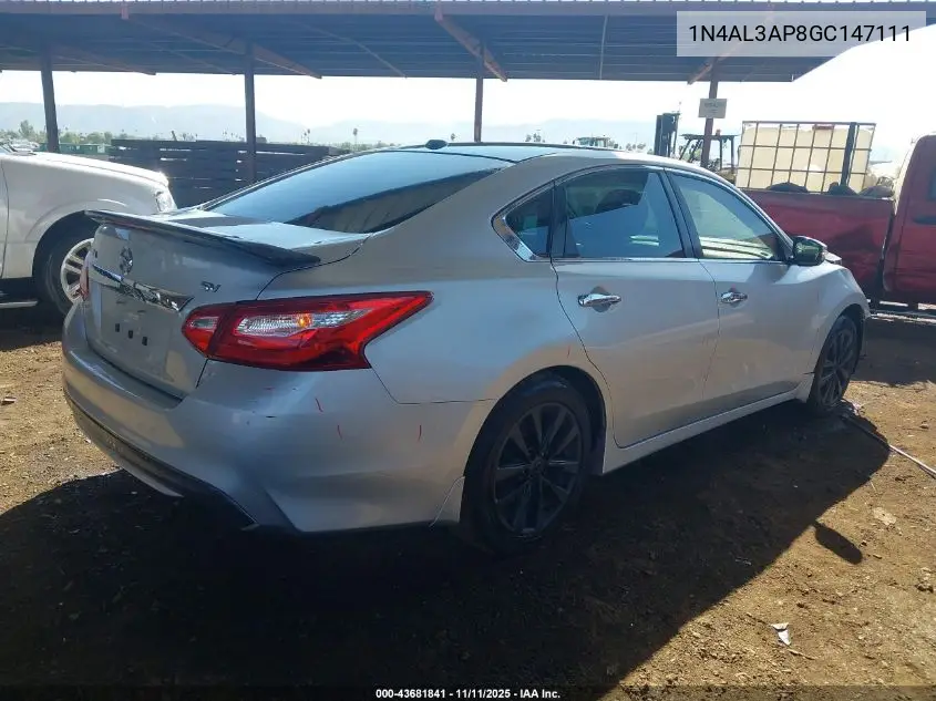 1N4AL3AP8GC147111 2016 Nissan Altima 2.5 Sv