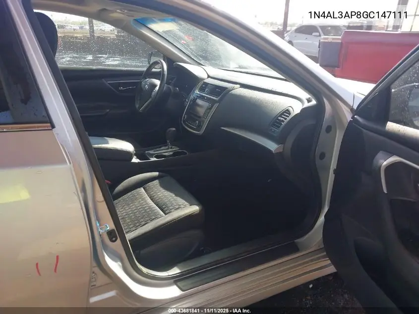 1N4AL3AP8GC147111 2016 Nissan Altima 2.5 Sv