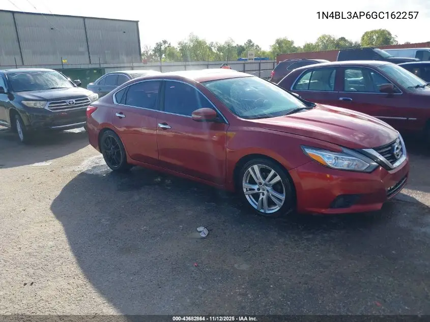 1N4BL3AP6GC162257 2016 Nissan Altima 3.5 Sl/3.5 Sr