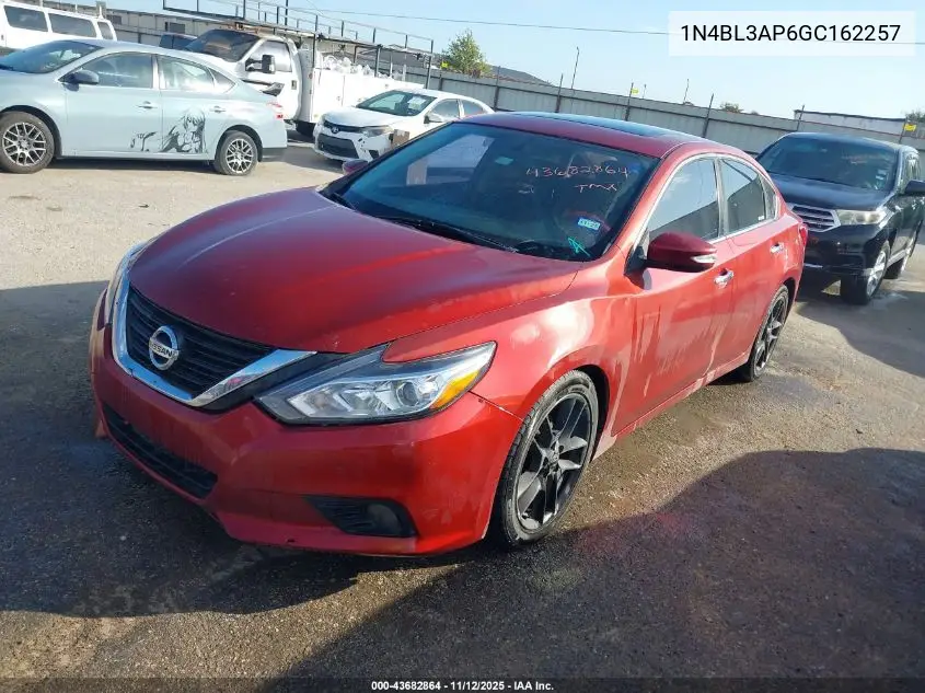 1N4BL3AP6GC162257 2016 Nissan Altima 3.5 Sl/3.5 Sr