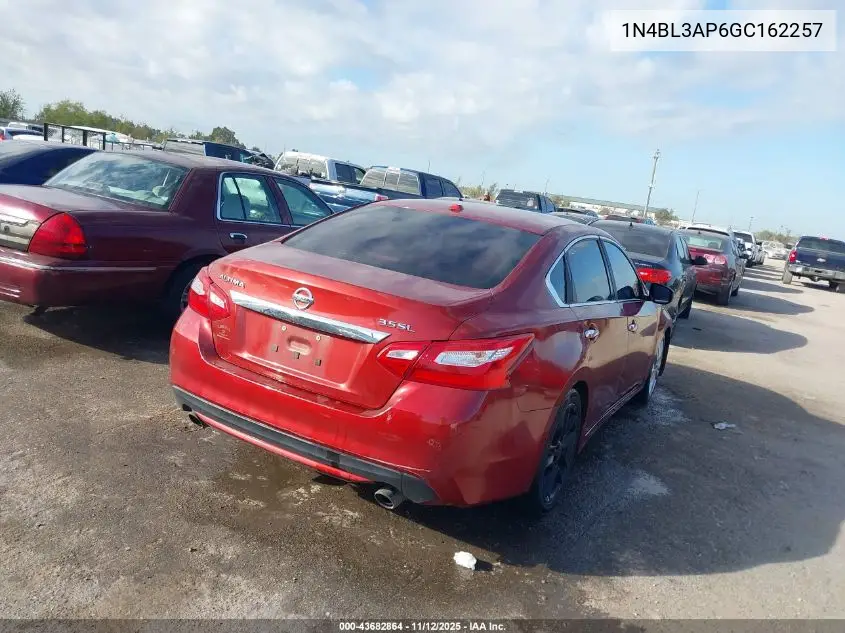 1N4BL3AP6GC162257 2016 Nissan Altima 3.5 Sl/3.5 Sr