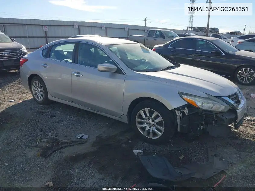 1N4AL3AP4GC265351 2016 Nissan Altima 2.5 S