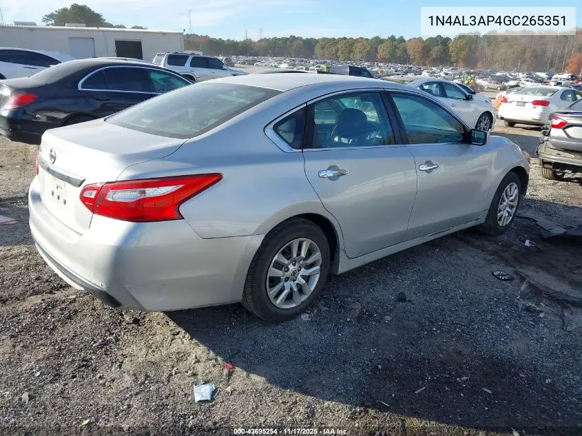 1N4AL3AP4GC265351 2016 Nissan Altima 2.5 S