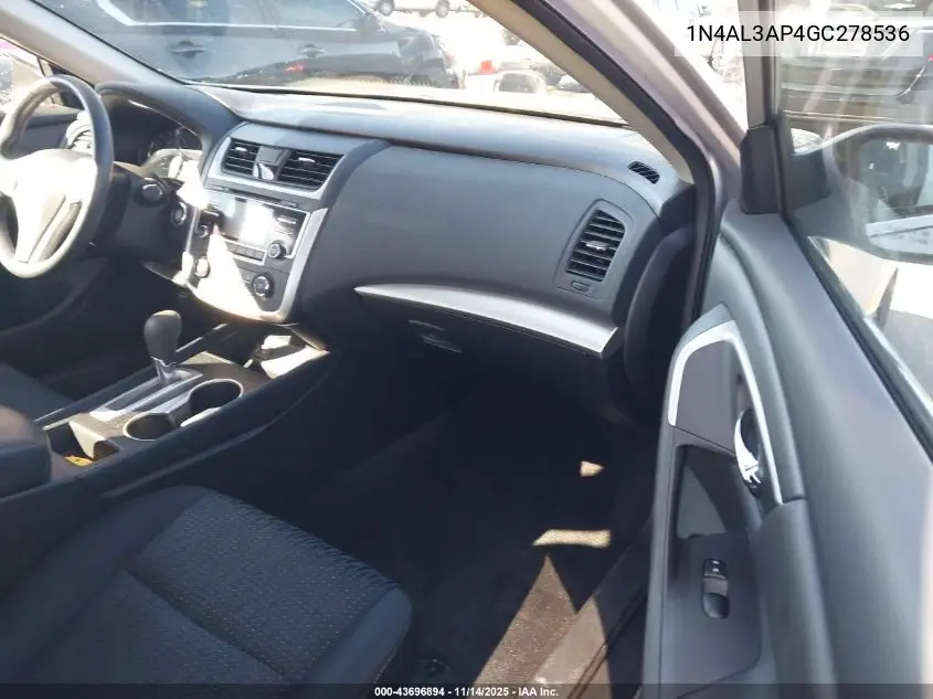 1N4AL3AP4GC278536 2016 Nissan Altima 2.5 S