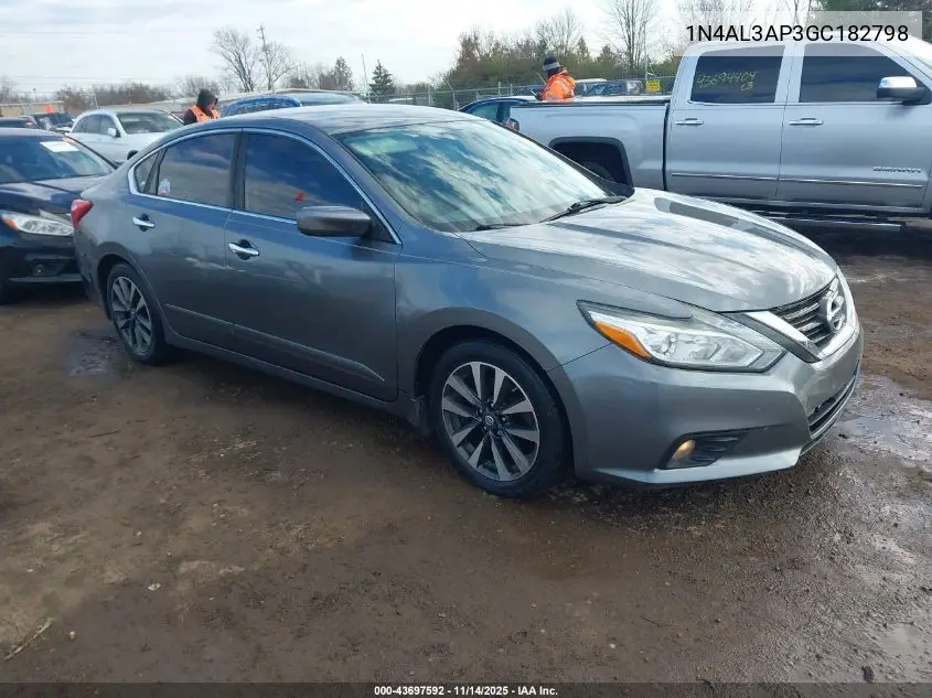 1N4AL3AP3GC182798 2016 Nissan Altima 2.5 Sv