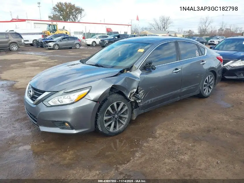 1N4AL3AP3GC182798 2016 Nissan Altima 2.5 Sv