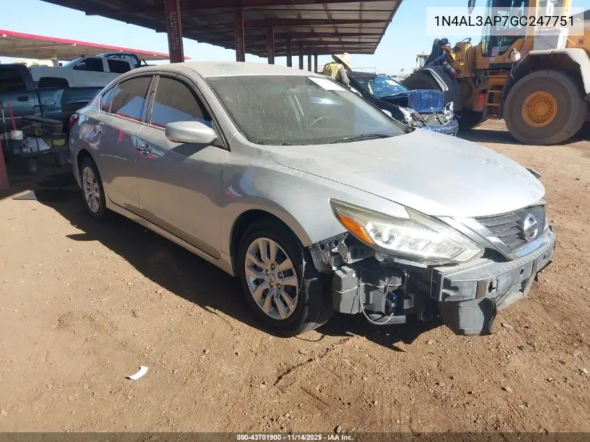 1N4AL3AP7GC247751 2016 Nissan Altima 2.5/2.5 S/2.5 Sl/2.5 Sr/2.5 Sv