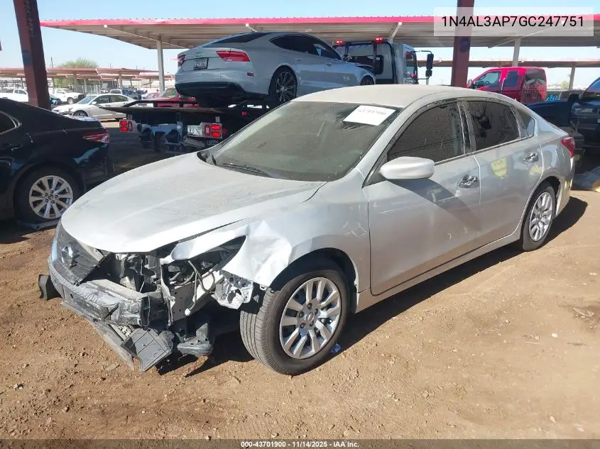 1N4AL3AP7GC247751 2016 Nissan Altima 2.5/2.5 S/2.5 Sl/2.5 Sr/2.5 Sv