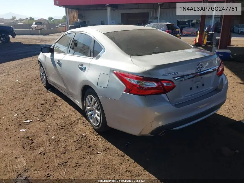 1N4AL3AP7GC247751 2016 Nissan Altima 2.5/2.5 S/2.5 Sl/2.5 Sr/2.5 Sv