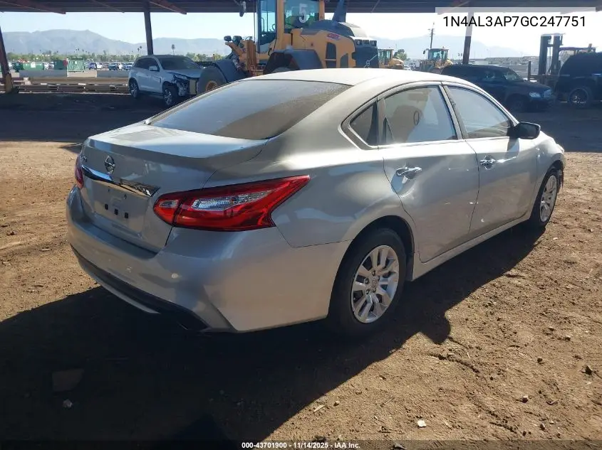 1N4AL3AP7GC247751 2016 Nissan Altima 2.5/2.5 S/2.5 Sl/2.5 Sr/2.5 Sv