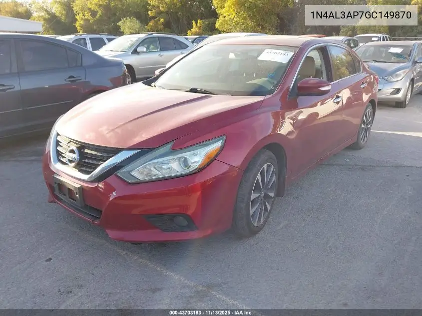 1N4AL3AP7GC149870 2016 Nissan Altima 2.5 Sl