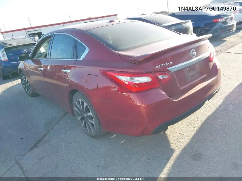 1N4AL3AP7GC149870 2016 Nissan Altima 2.5 Sl