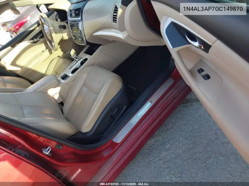 1N4AL3AP7GC149870 2016 Nissan Altima 2.5 Sl