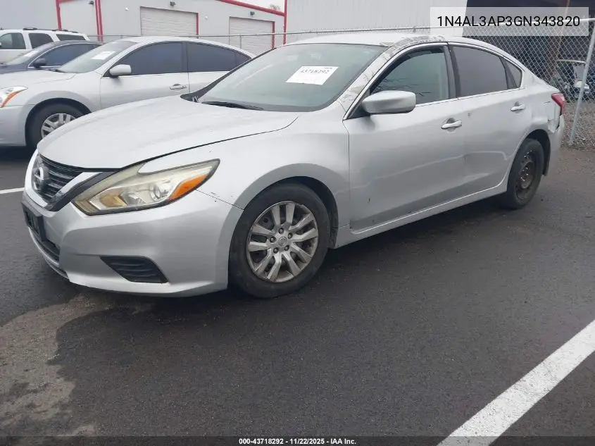 1N4AL3AP3GN343820 2016 Nissan Altima 2.5/2.5 S/2.5 Sl/2.5 Sr/2.5 Sv