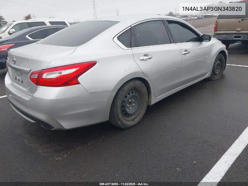 1N4AL3AP3GN343820 2016 Nissan Altima 2.5/2.5 S/2.5 Sl/2.5 Sr/2.5 Sv