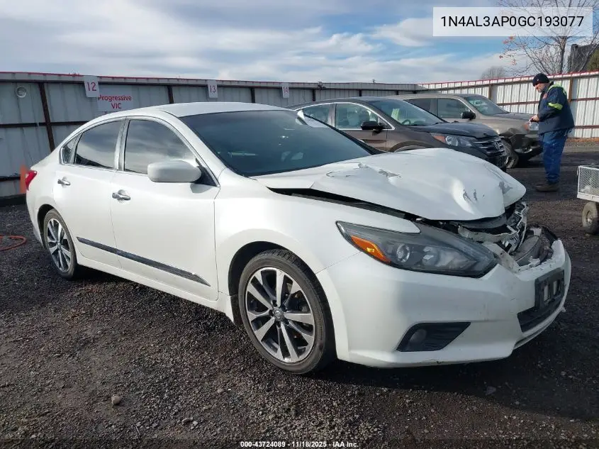 1N4AL3AP0GC193077 2016 Nissan Altima 2.5 Sr