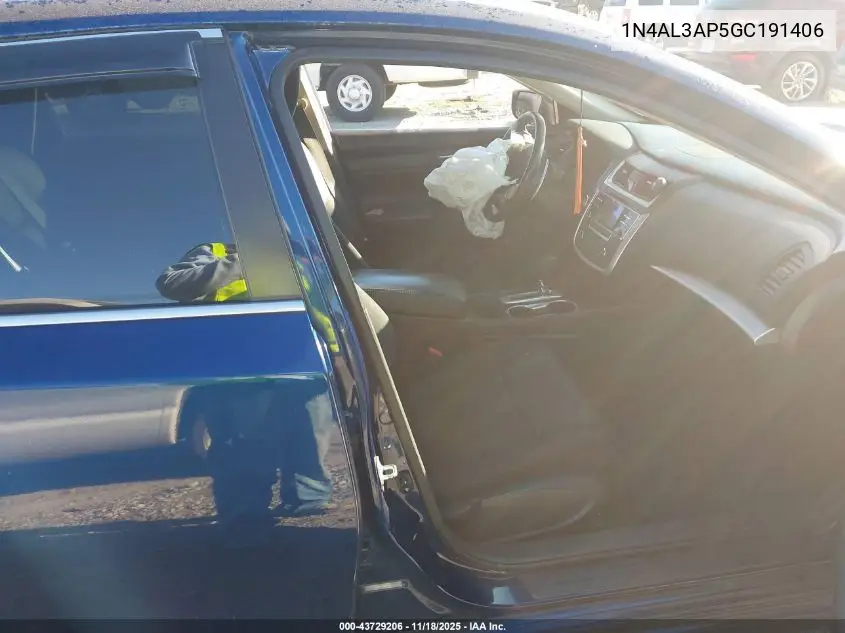 1N4AL3AP5GC191406 2016 Nissan Altima 2.5 Sr