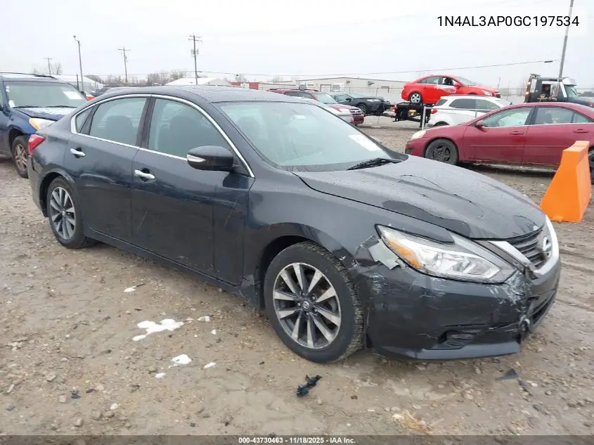1N4AL3AP0GC197534 2016 Nissan Altima 2.5 Sv