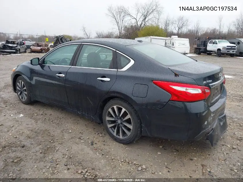 1N4AL3AP0GC197534 2016 Nissan Altima 2.5 Sv
