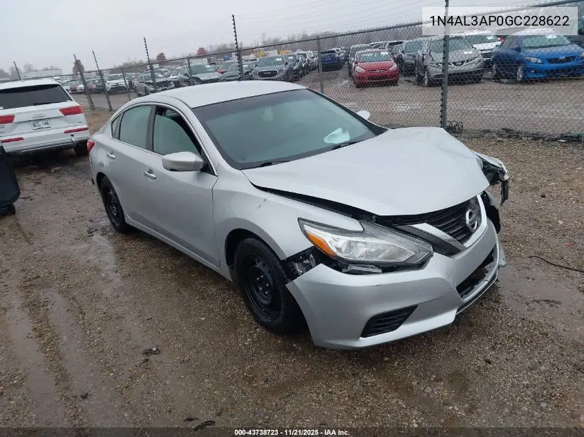 1N4AL3AP0GC228622 2016 Nissan Altima 2.5/2.5 S/2.5 Sl/2.5 Sr/2.5 Sv