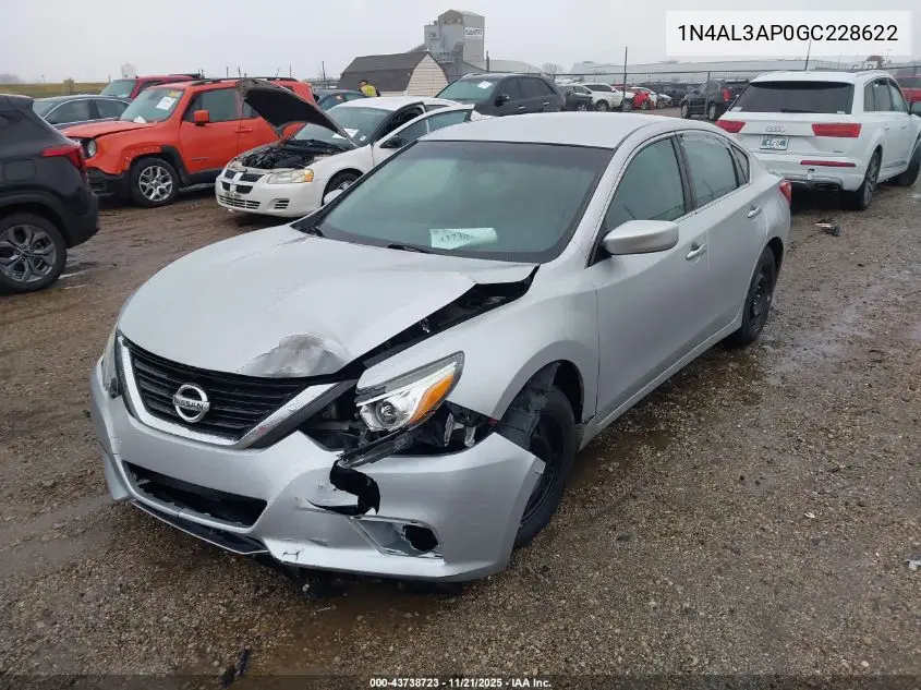 1N4AL3AP0GC228622 2016 Nissan Altima 2.5/2.5 S/2.5 Sl/2.5 Sr/2.5 Sv