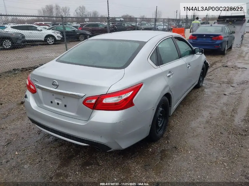 1N4AL3AP0GC228622 2016 Nissan Altima 2.5/2.5 S/2.5 Sl/2.5 Sr/2.5 Sv