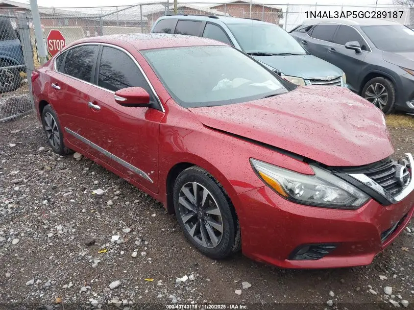 1N4AL3AP5GC289187 2016 Nissan Altima 2.5 Sl