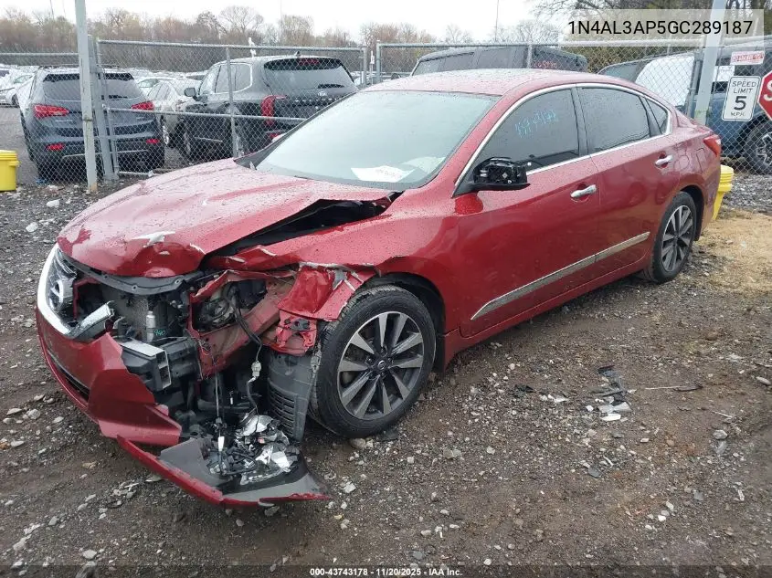 1N4AL3AP5GC289187 2016 Nissan Altima 2.5 Sl