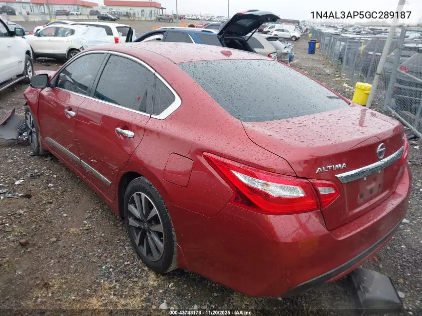 1N4AL3AP5GC289187 2016 Nissan Altima 2.5 Sl