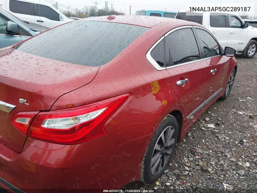 1N4AL3AP5GC289187 2016 Nissan Altima 2.5 Sl