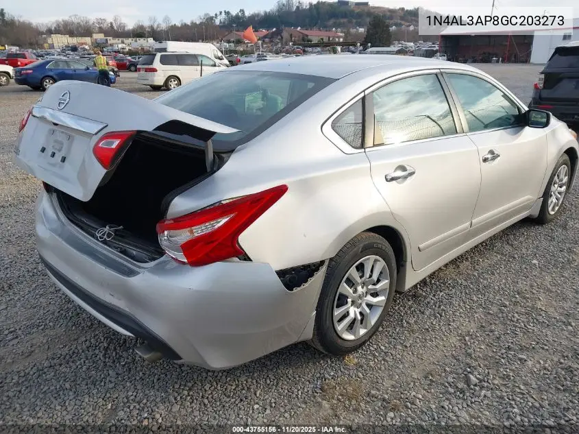1N4AL3AP8GC203273 2016 Nissan Altima 2.5 S