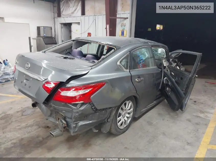 1N4AL3AP5GN365222 2016 Nissan Altima 2.5 S