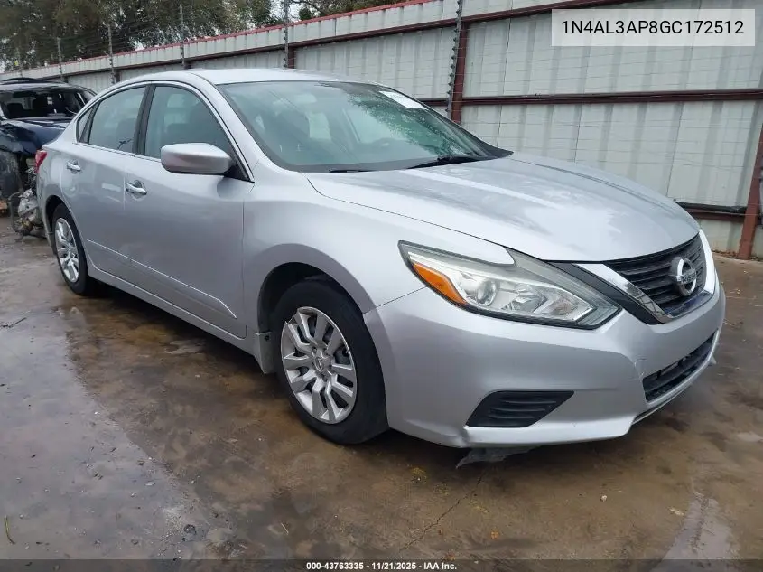 1N4AL3AP8GC172512 2016 Nissan Altima 2.5 S