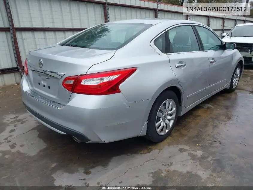 1N4AL3AP8GC172512 2016 Nissan Altima 2.5 S