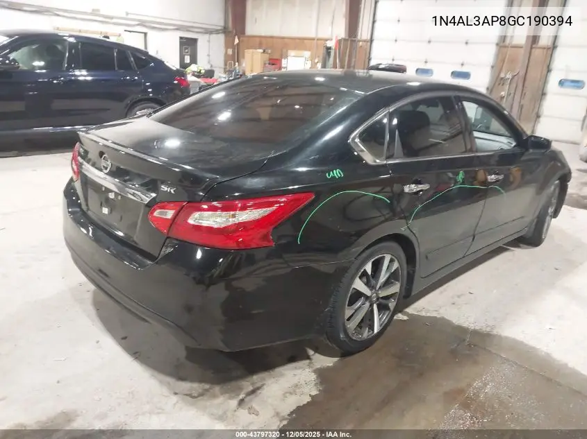 1N4AL3AP8GC190394 2016 Nissan Altima 2.5 Sr