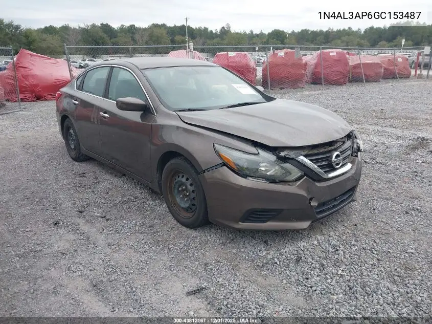 1N4AL3AP6GC153487 2016 Nissan Altima 2.5/2.5 S/2.5 Sl/2.5 Sr/2.5 Sv