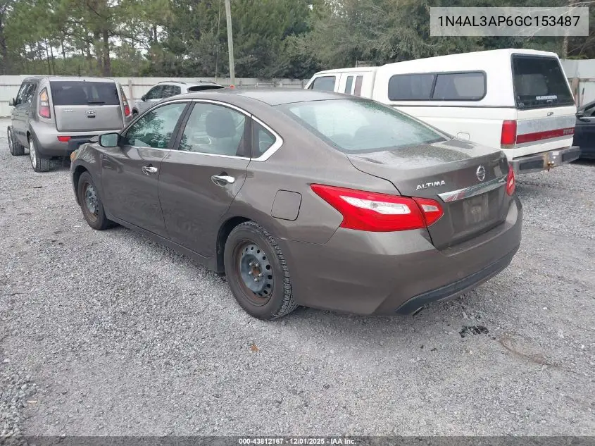 1N4AL3AP6GC153487 2016 Nissan Altima 2.5/2.5 S/2.5 Sl/2.5 Sr/2.5 Sv